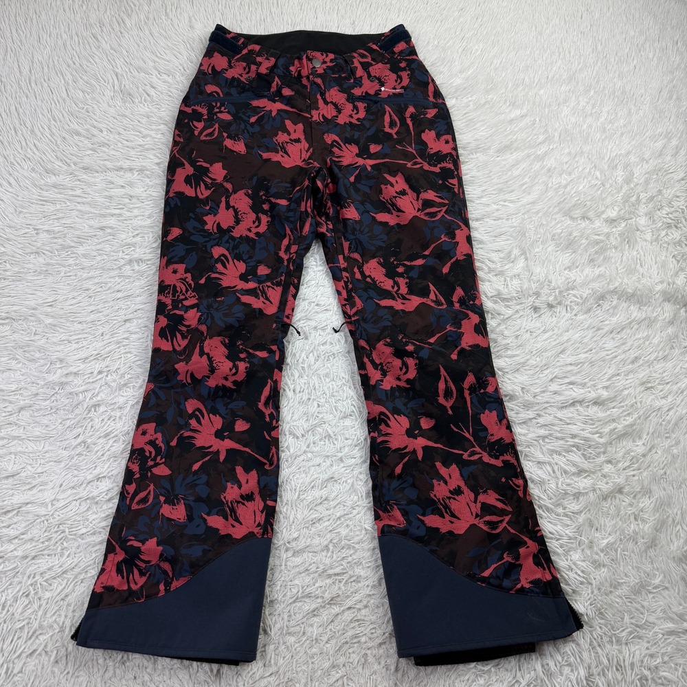Flylow Pants Womens Medium Chili Camo Daisy Insulated Ski Snow Winter Outdoors M